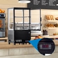 thumbnail image 6 of Commercial Refrigerator Display Case, 2.1 Cu.FT Display Fridge Single-Door Pastry Display Case with Interior LED Lighting, Double-Layered Glass Commercial Countertop Bakery Display Refrigerator, 6 of 9