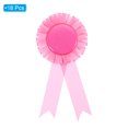 thumbnail image 3 of Uxcell Blank Award Ribbon, 18 Pcs Honorable Prize Recognition Ribbon, Pink, 3 of 5