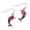 Pink, variant on Women's Abalone Dolphin Earrings