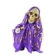 thumbnail image 4 of Billuyoard Halloween eléctrico luminoso esqueleto gritando cabeza calavera muñecas casa embrujada Control de voz accesorios juguetes para fiesta al aire Kits de decoración para fiestas Azul Billuyoard HA068764-01, 4 of 6