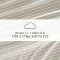 thumbnail image 3 of Soft Lines Bed Sheets Set - Breathable and Ultra-Soft in Striped Natural for Queen Size Bedding by Comfort Canopy, 3 of 10