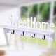 thumbnail image 5 of Soporte para el hogar, estante con ganchos, fila con toalla, estantes de cocina, dormitorio, abrigo con letras, montado en la pared, entrada rústica, palabras, sala de estar y baño, 5 of 5