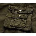 thumbnail image 2 of Dalazy Cargo Shorts Pantalons Décontractés Homme Tenue Fabrication Résistance à l'Usure Multi-Usages Intérieur Lavable Commodité Multi Poches Blanc-Gris 36, 2 of 6