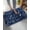 Dark Blue, variant on Luxury Plush Bathroom Rugs Mat, Navy Blue Cartoon Space Soft Shaggy Bath Carpet, Star Spacecraft Rocket Meteorite Non-Slip Floor Mat for Kitchen, Bedroom, 16"x24"