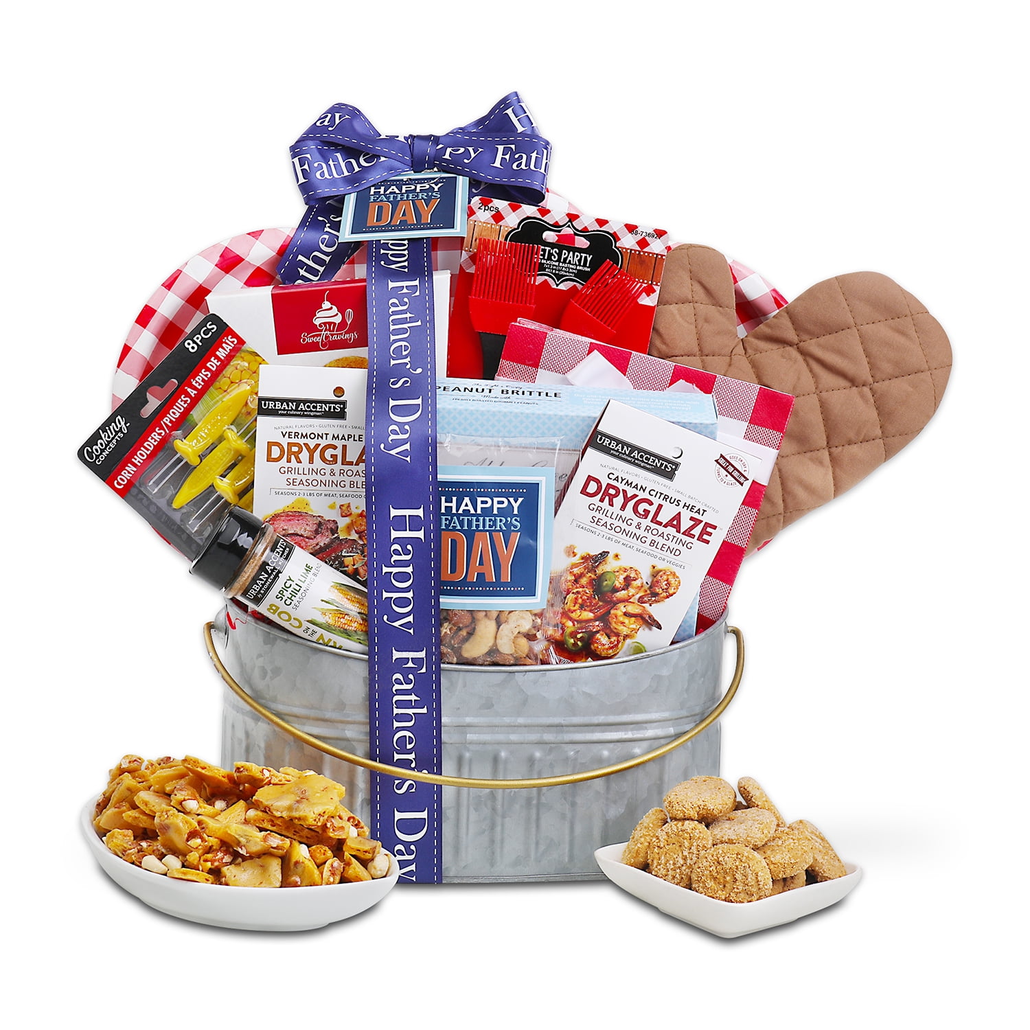 Alder Creek Gift Baskets Father's Day BBQ Gift Basket (10 Items)