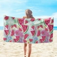 thumbnail image 2 of Yika Beach Blankets Beach Towel Microfiber Beach Towel Super Lightweight Colorful Bath Towel Sandproof Beach Blanket Multi-Purpose Towel For Travel Swimming Pool 30x60, 2 of 7