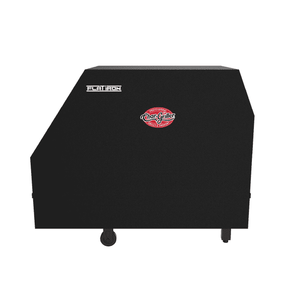 Char-Griller 3-Burner Flat Iron Gas Griddle Cover in Black, Model 8355
