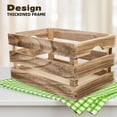 thumbnail image 4 of LEEYNEER Wood Storage Box Rectangular Solid Wood 1Pcs, 4 of 9