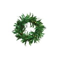 thumbnail image 2 of Artificial Olive Leaf Wreath 18 Inch Green Faux Eucalyptus Wreath for Front Door Porch Decor Year Round Wreath for Home Wall Indoor Outdoor Single Pack, 2 of 8