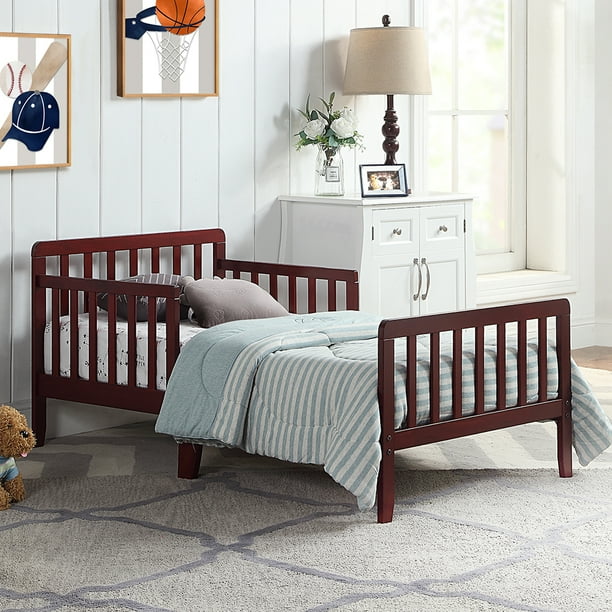 Fashnice Modern Toddler Bed SpaceSaving Heavy Duty Children Beds Easy