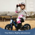 thumbnail image 5 of TUIBOKA Lightweight Electric Dirt Bike for Kids, 170W Racing Grade Electric Motorcycle, Detachable Battery, 12Inch Tires, Blue, 5 of 7