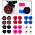 thumbnail image 2 of Juego de 4 ruedas de patín en línea cuádruples para interior / exterior PU 58 Negro Sunnimix Rueda de patines, 2 of 8