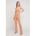 thumbnail image 2 of Women's Striped Rib Knit Fold Over Pants, 2 of 4