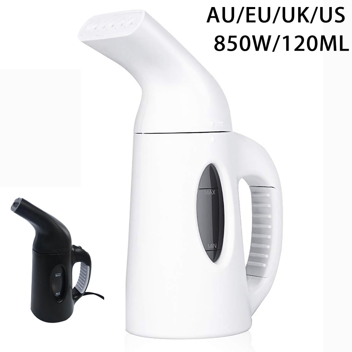 Portable Handheld Electric Steamer with 120ml Removable Water Tank, 30s