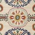 thumbnail image 3 of SAFAVIEH Bella Meriel Floral Paisley Wool Area Rug, Ivory/Blue, 10' x 14', 3 of 4