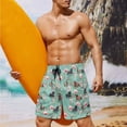 thumbnail image 2 of XYZCANDO His and Hers Swimwear Couple Beach Swimwear Men's Beach Shorts & Women's Bikini Set Horse Flowers Matching Outfit for Honeymoon Pool Summer Vacation Hawaiian Outfits, 2 of 6