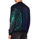 thumbnail image 3 of CHAQUETAS DE HOMBRE INSPIRE CHIC Chaqueta Bomber con Lentejuelas Diseño Brillante Chaqueta con Cremallera Fiesta S Verde, 3 of 4