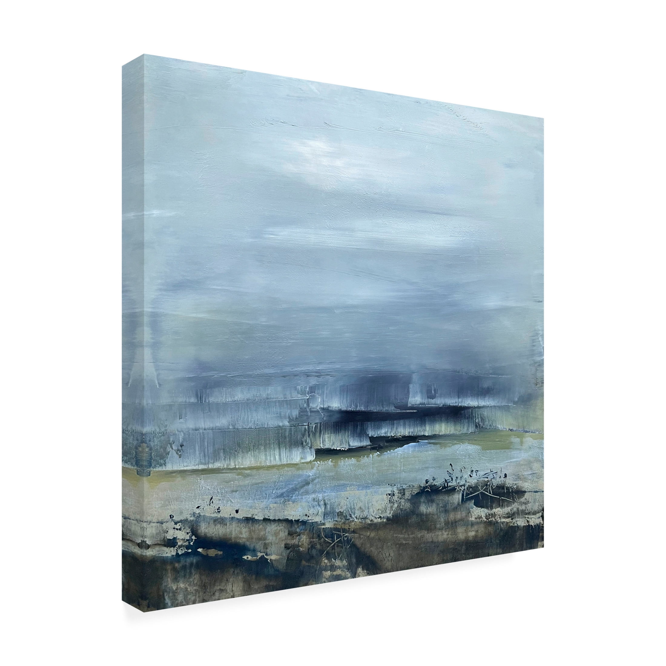 Canvas Wall Art - Jayne Walther 'Settling into Presence' Wall Art for Living Room, Bedroom, or Office Décor by Trademark Fine Art - 35 x 35 Inches