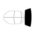 thumbnail image 2 of Rvinyl Window Tint Kit Compatible with Plymouth Sundance 1990-1994 (4 Door) - Rear Windshield Precut, 2 of 8
