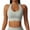 Grey, variant on Celivon Womens Sports Bras Halterneck Backless Fitness Bustier Padded Push Up Without Underwire Top High Support Workout Full Coverage Vest Underwear Yoga Everyday Bra Size S-XL