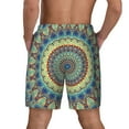 thumbnail image 2 of Rocae Round Mandala1 for Men's Swim Trunks Quick Dry With Two Side Pockets and One Lined Patch Pocket3X-Large, 2 of 9