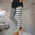 thumbnail image 6 of Feancey Halloween Yoga Pants for Women High Waisted Workout Leggings Holiday Casual Striped Printed Party Tights Buttery Soft Stretch Skinny Pant Silver S, 6 of 10