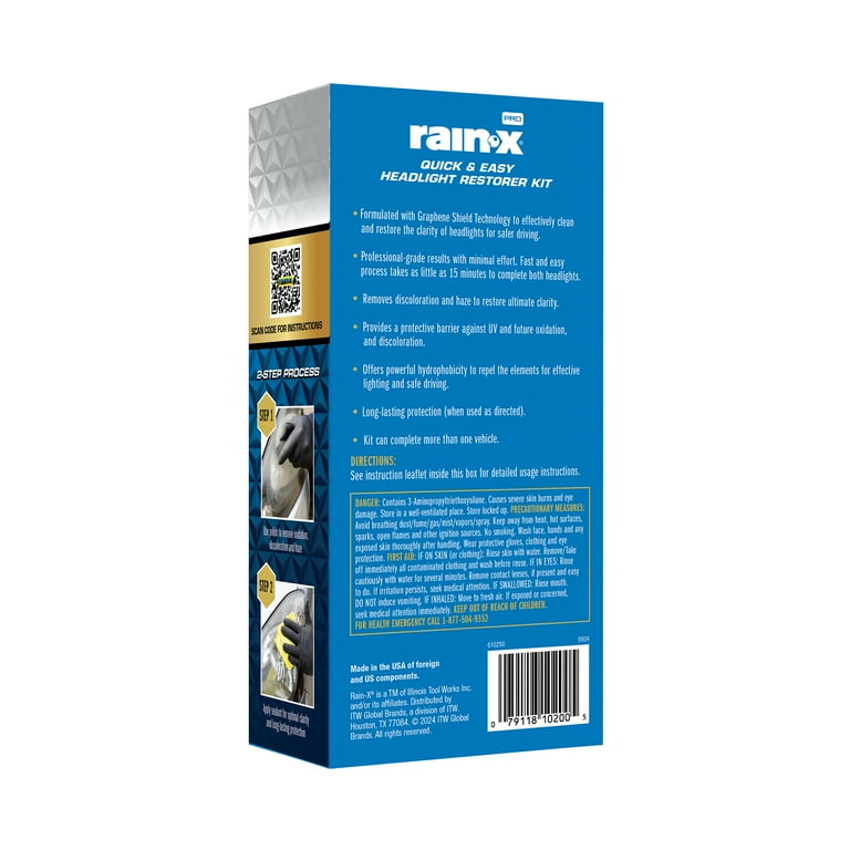 Quick & Easy Headlight Restorer Kit with Graphene Shield photo 7