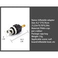 thumbnail image 4 of Kenally Adaptador de válvula de aire para tabla de surf ABS, anillo de sellado de goma ergonómico profesional portátil, boquilla adaptadora de Accesorios para motos Naranja Kenally VI017058-02, 4 of 6