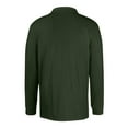 thumbnail image 5 of Hearthz Mens Long Sleeve Polo Shirts Knit Classic Casual Button Polo Shirts for Men Lightweight Collared Men's Pullover, 5 of 8