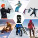 thumbnail image 5 of Máscara de bufanda cálida de invierno Máscaras de esquí para clima frío para hombres, 5 of 8