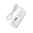 thumbnail image 1 of Multicontacto Blanco con salidas USB A y una salida USB C, 1 of 5