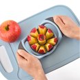 thumbnail image 4 of Matsuzay Divisor de frutas, rebanador de acero inoxidable, divisor de 8 secciones, descorazonador de Metal, borde afilado, utensilio de cocina Herramientas y accesorios para hornear, 4 of 6