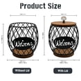 thumbnail image 3 of Aedtie Rack Coffee Pod Holder K Cup Holder Organizer For Counter Large Capacity Pineapple Shaped Metal Wire Coffee Pods Holder Coffee Pod Storage Basket For Kitchen Desktop, 3 of 8
