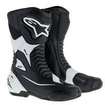 Alpinestars SMX-S Mens Motorcycle Boots Black/White 38 EUR
