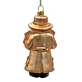 thumbnail image 6 of Santa the Detective Glass Christmas Ornament, Criminal Police Investigator Gift, 6 of 6