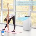 thumbnail image 2 of Ktaxon Smart WiFi Enabled 8250BTU (12000BTU ASHRAE) Portable Air Conditioner & Dehumidifier Function w/ Remote, 2 of 11