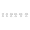 thumbnail image 2 of Bouchon d'Oreille, Embouts d'Oreille Transparents 6 Pcs pour Remplacements d'Oreille, 2 of 8