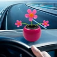 thumbnail image 4 of 2 piezas adorables tablero de baile con energía solar muñecas oscilantes Bobble Dancer baratija juguete de baile solar para coche escritorio en casa alféizar regalo de mariquita y flor Sunnimix none, 4 of 8