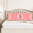thumbnail image 2 of Unique Bargains Satin Pillowcases with Envelope Closure 2pcs, 2 of 9