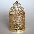 thumbnail image 2 of 2 Hollow Flower Pattern Candelero Tealight Holder Decoración, 2 of 9