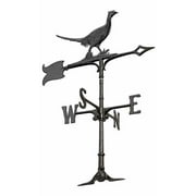 Whitehall Pheasant Accent Weathervane, Black