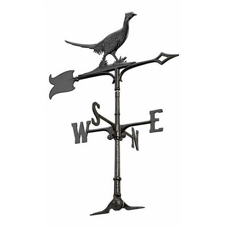 Whitehall Pheasant Accent Weathervane, Black