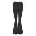 thumbnail image 5 of Rovga Womens Workout Bottoms Leggings Female High Waist Wide Leg Palazzo Bell Bottom Yoga Pants Flare Pants Trousers, 5 of 8