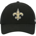 thumbnail image 2 of Men's '47 Black New Orleans Saints MVP Adjustable Hat, 2 of 4