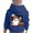 Z663 Blue, variant on Little Boys Girls Helloween Tops Cute Ghost Print Long Sleeve Hooded Autumn Daily Shirt Kid Boys Girls Comfortable Hoodies Size 5-6 Years Blue