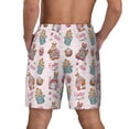 thumbnail image 4 of Balery Hello Easter Mens Swim Trunks Swim Shorts for Men Quick Dry Inseam Beach Shorts with Compression Liner Pocket-Large, 4 of 9