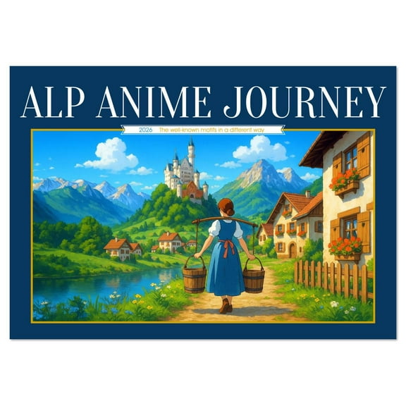Alp Anime Journey (Monthly Wall Calendar 2026 11.7 x 16.5 (open)), CALVENDO 14 Month Calendar