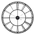 thumbnail image 4 of Infinity Instruments 39 Inch Oversized Metal Indoor Antique Wall Clock, Bronze, 4 of 6