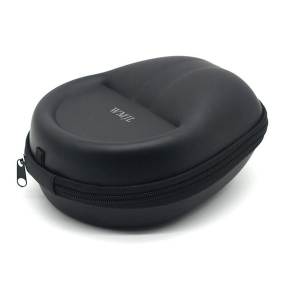 WMJL Earphone accessories, namely, Earphone cases,  Zipper Headphones Carrying Case (Black)