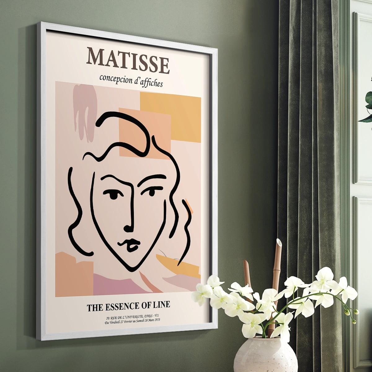 Matisse LXII Framed Print - Solid Wood